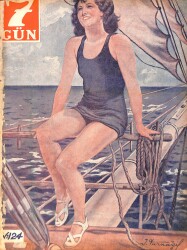Yedigün Dergisi 24 Temmuz 1935 No.124 - Hicaz Kralı Abdulaziz İbni Suud - Hüseyin Cahit Yalçın - Dr. Ali Rıdvan - Naci Sadullah NDR95152 - Gökçekoleksiyon