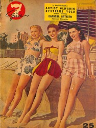 Yedigün Dergisi 24 Temmuz 1948 Sayı : 19 - Kapak : Barbara Bates NDR98377 - Gökçekoleksiyon