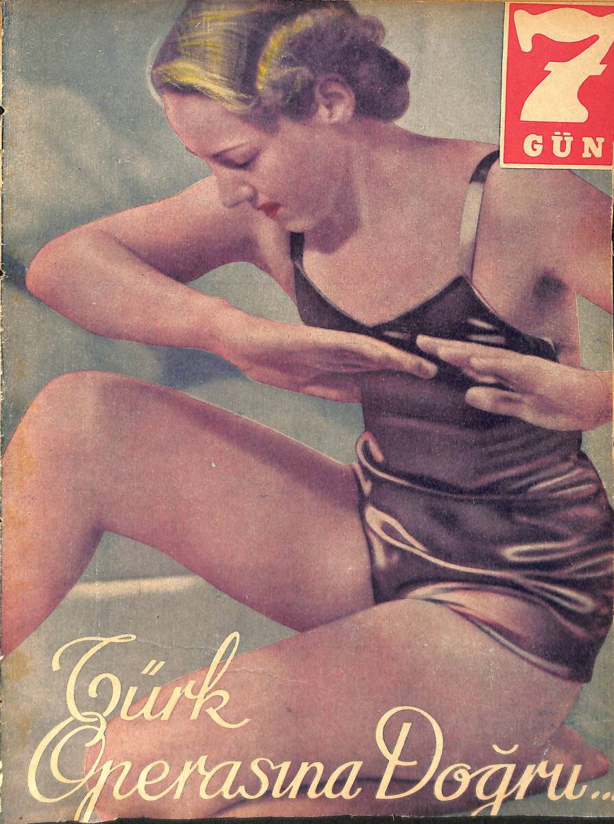 Yedigün Dergisi 25 İkinci Kanun 1938 No.255 Cilt: 10 - Sinema Şirketleri Ve Sporcular - Çalıkuşu NDR93408 - 1