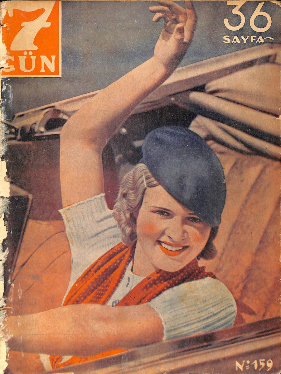 Yedigün Dergisi 25 Mart 1936 No.159 Cilt: 7 - Cemal Paşa - Peyami Safa - Hamdi Suat - Miralay Hulusi - Recep Peker - Kabataş Lisesi NDR93445 - 1