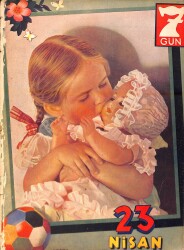 Yedigün Dergisi 25 Nisan 1939 No.320 - 23 Nisan Çocuk Bayramı - Almanya Liderleri Nasıl Yetiştiriyor - Eski Camilerimiz - Ali Nusret Pulhan NDR95375 - Gökçekoleksiyon