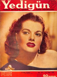 Yedigün Dergisi 25 Ocak 1948 No.777 - Kapak: Janis Paige - Varga'nın İdeal Dünya Güzeli 