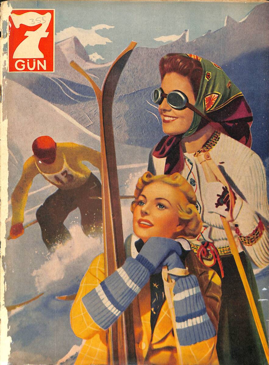 Yedigün Dergisi 26 Birincikanun 1939 No.355 Cilt: 14 - Harp Arifesinde Almanya - Müzedeki Para Koleksiyonu - Kemalist Köyü - 1940 Olimpiyatları NDR93383 - 1