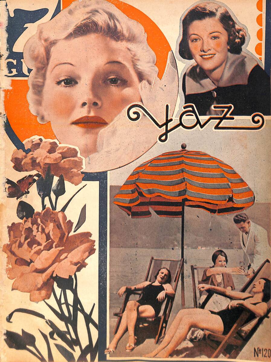 Yedigün Dergisi 26 Haziran 1935 No.120 - Suat Arık - Mis Börns - İbrahim Hakkı - Hüseyin Cahit Yalçın NDR95356 - 1