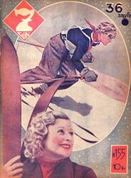 Yedigün Dergisi 26 Şubat 1936 No.155 - Hüseyin Cahit Yalçın - İbrahim Alaettin Gövsa - Muallim Halit - Türkiye Yemek Kraliçesi 