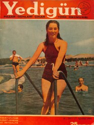 Yedigün Dergisi 27 Ağustos 1944 No.599 - Mukaddes Bir Gün Ve Kahraman Ordu - Hedy Lamarr - John Loder - Ankara Radyosu NDR93514 - Gökçekoleksiyon