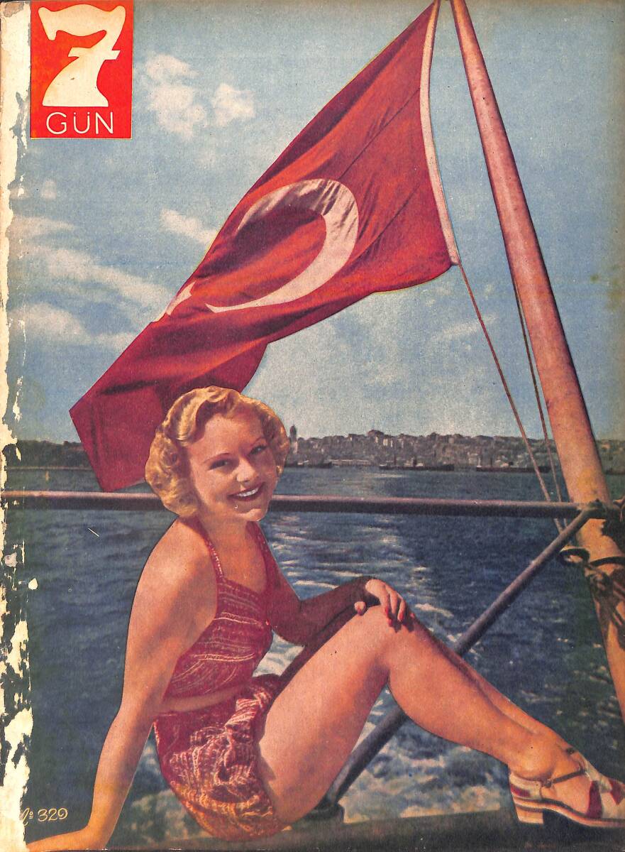 Yedigün Dergisi 27 Haziran 1939 No.329 - Peyami Safa - Para ve Karakter - Yeni Fransız Pulları - Çubuk Barajı - Boksör Küçük Kemal Vefat Etti NDR95366 - 1