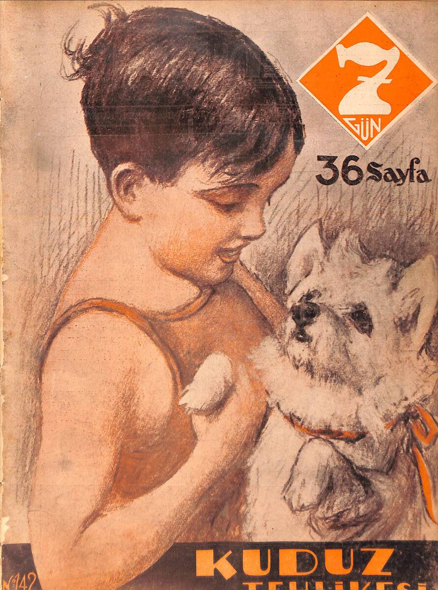 Yedigün Dergisi 27 Kasım 1935 No.142 - Hüseyin Cahit Yalçın - Ertuğrul Muhsin - İbrahim Alaettin Gövsa - 1936 Olimpiyatları - Kadir can Kaflı NDR95397 - 1