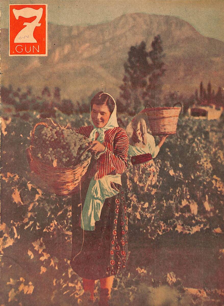 Yedigün Dergisi 27 Mart 1944 No.577 - Faruk Nafiz Çamlıbel - Hikmet Feridun Es - Kemal M. Altınkaya NDR95664 - 1