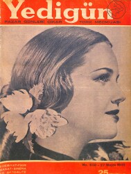 Yedigün Dergisi 27 Mayıs 1945 No.638 - Doktor Nuri Ömer Ergene - Üçler Toplantısı - Ahmet Naim Çıladur NDR95115 - Gökçekoleksiyon
