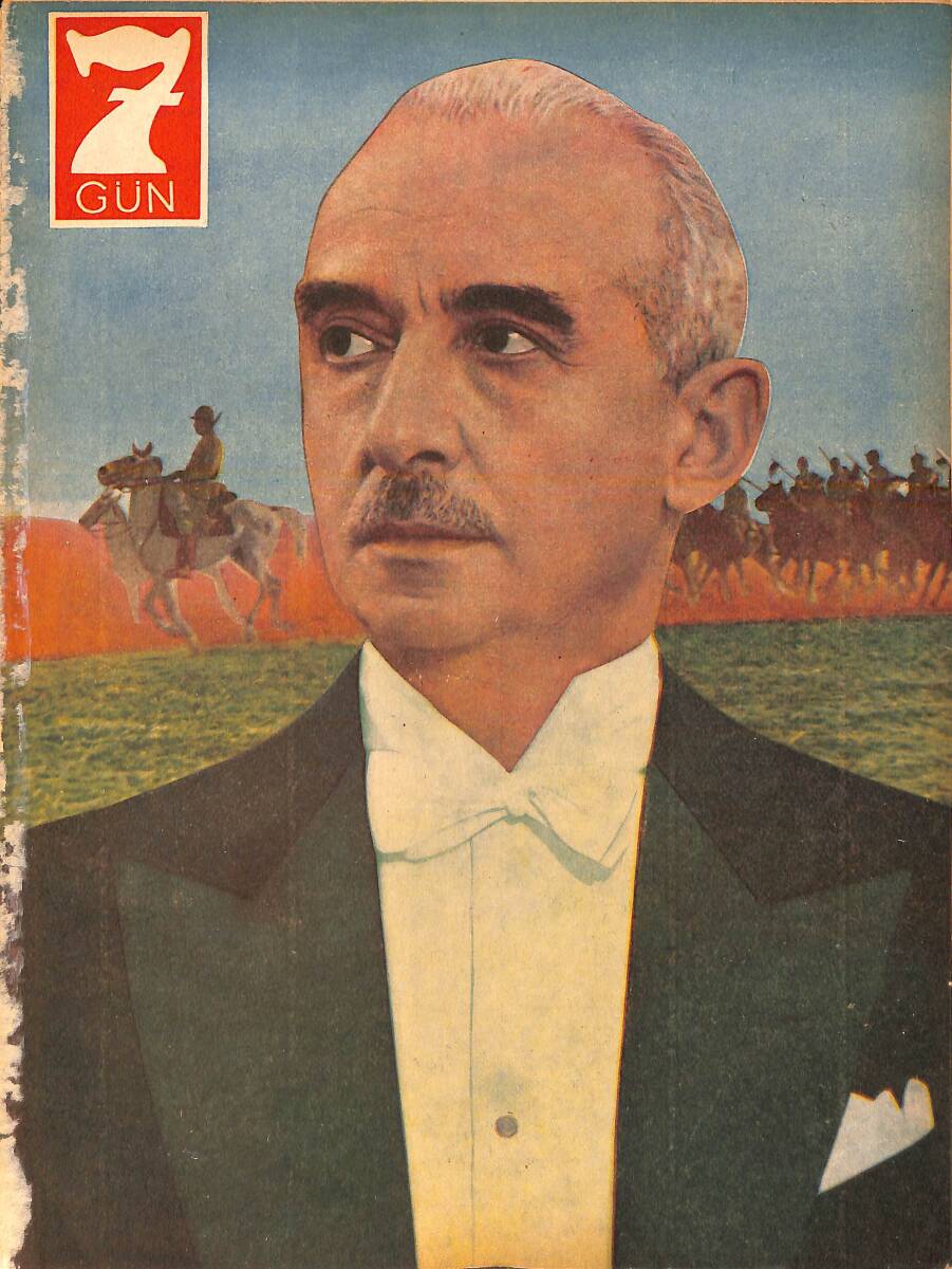 Yedigün Dergisi 27 Ocak 1941 No. 412 - Hikmet Feridun Es - Nuri Ömer Ergene - Eşref Şefik Atabek - Hüseyin Cahit Yalçın NDR94598 - 1