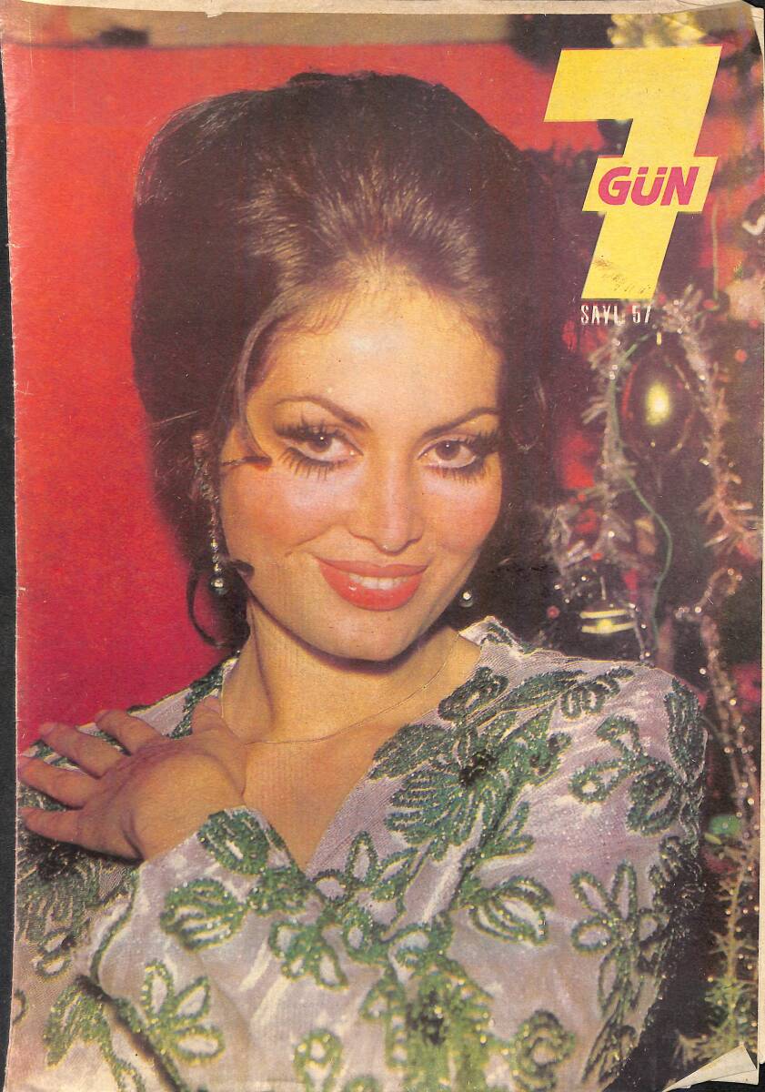 Yedigün Dergisi 28 Aralık 1969 Sayı: 57 - Kapak: Türkan Şoray - Fatma Girik - Uğur Güçlü NDR93335 - 1