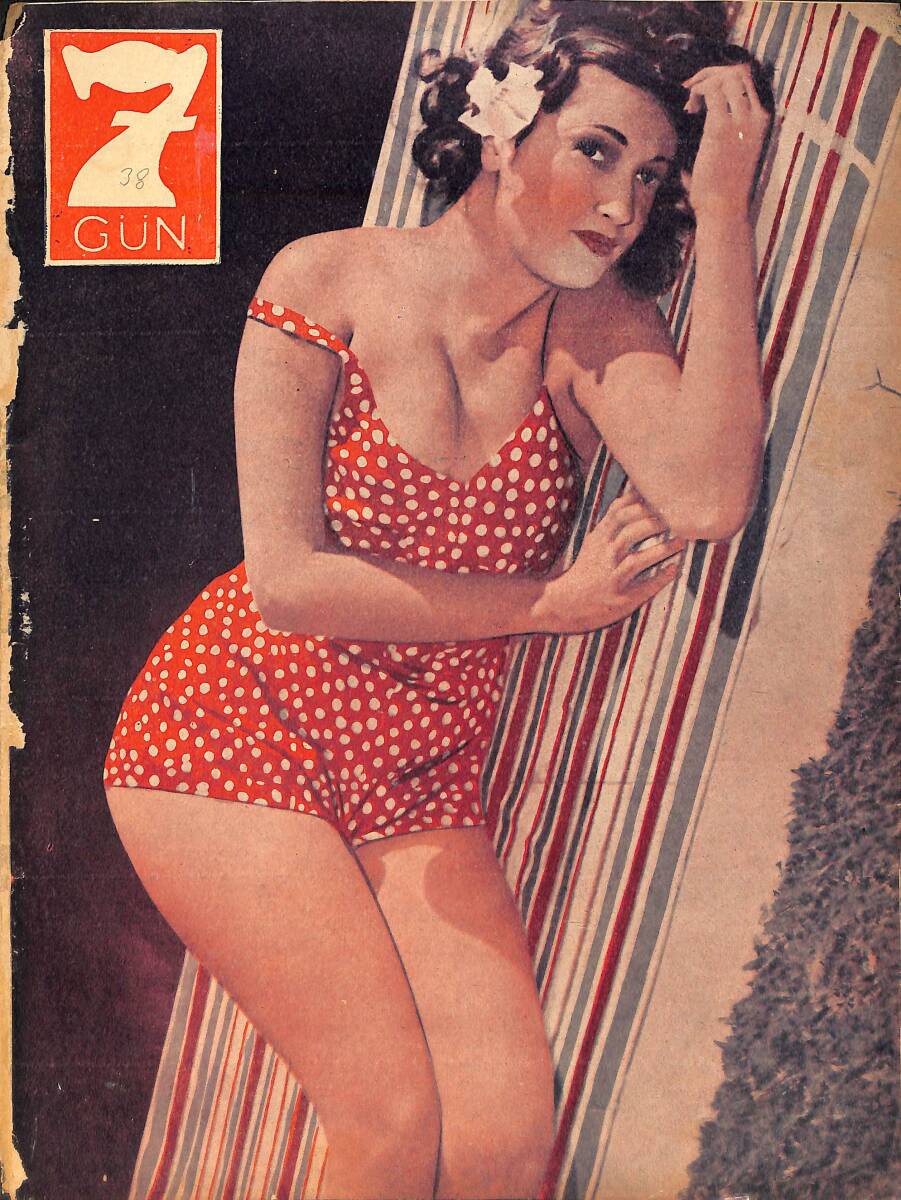 Yedigün Dergisi 28 Haziran 1943 No.538 - Adapazarı'nın Feci Akıbeti - Reşat Nuri Güntekin - O. Pamir - Faruk Nafiz Çamlıbel NDR93627 - 1
