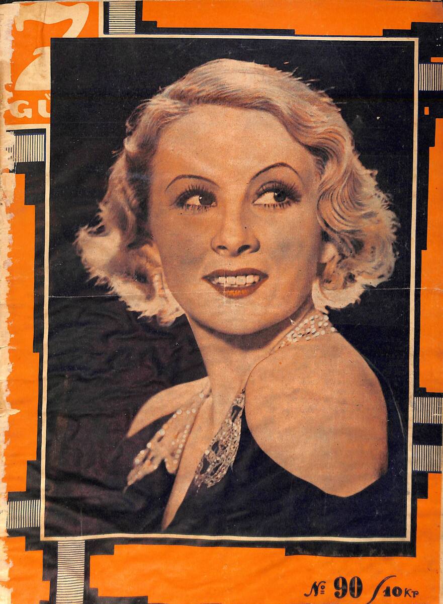 Yedigün Dergisi 28 Kasım 1934 No.90 - Naci Sadullah - Safiye Hanım - Hüseyin Cahit - Mahmut Yaseri - Fahri Can Bey - Kara Elmas-Beşiktaşlıların Sahası NDR93570 - 1