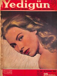 Yedigün Dergisi 28 Temmuz 1946 Sayı 699 - Mareşal Çakmak Evinde - Errol Flynn Artistlikten Romancılığa Geçmek İstiyor NDR94634 - Gökçekoleksiyon