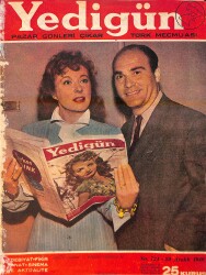 Yedigün Dergisi 29 Aralık 1946 No.721 - Kapak: Greer Garson ve Hikmet Feridun Es - Sait Faik Abasıyanık - Ferdi Tuğman - Sadun G. Savcı NDR95418 - Gökçekoleksiyon