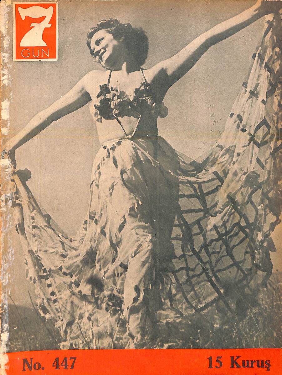 Yedigün Dergisi 29 Eylül 1941 No.447 - Nurullah Berk - Nuri Ömer Ergene - Faruk Nafiz Çamlıbel - Vahdet Gültekin - Şükrü Kaya NDR95151 - 1