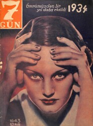 Yedigün Dergisi 3 Ocak 1934 No.43 - Madam Selest, Genç Güzel ve Zeki Bir Kadındır NDR95055 - Gökçekoleksiyon