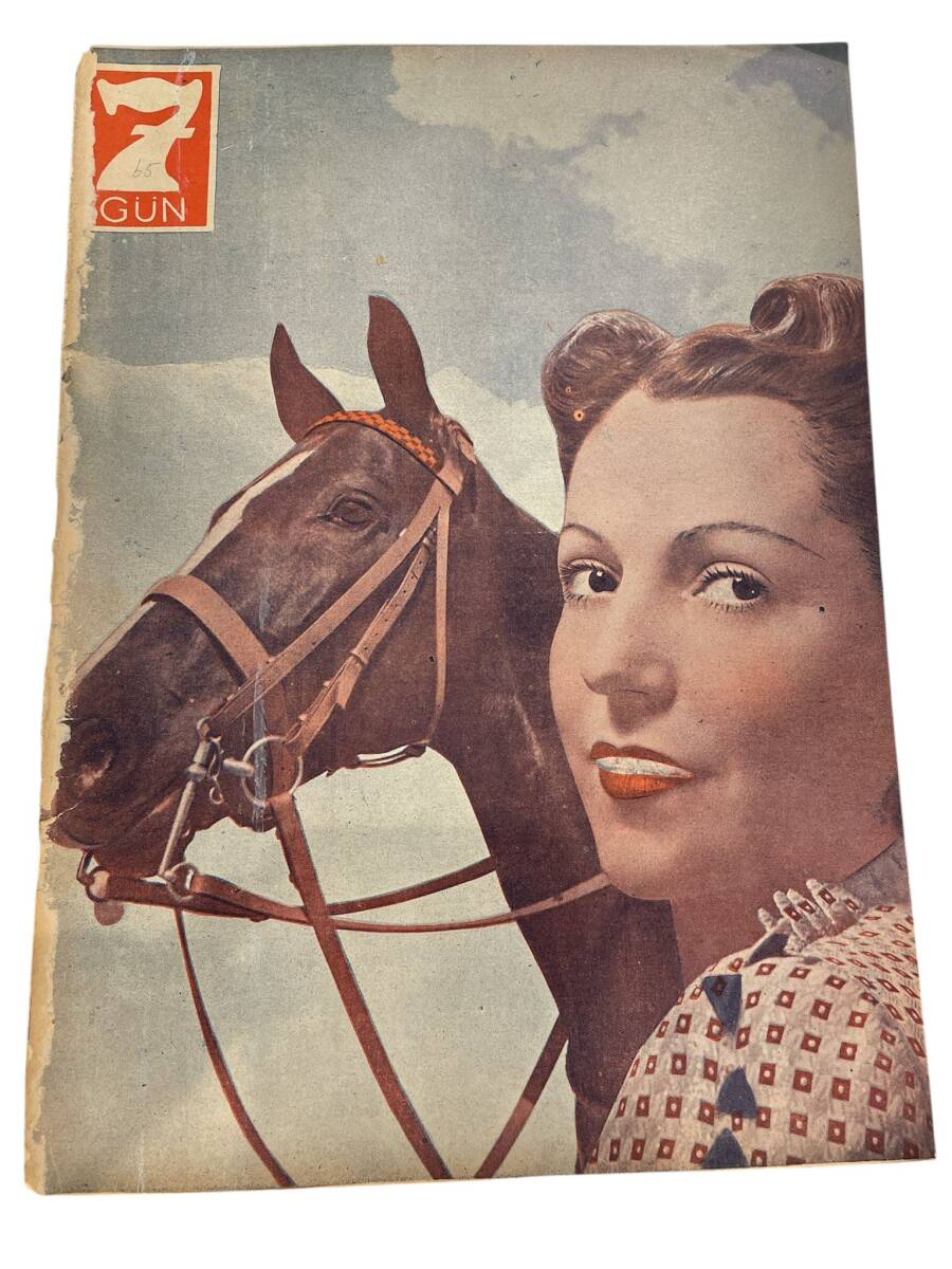 Yedigün Dergisi 3 Ocak 1944 No.565 - Hikmet Feridun Es - Kemal M. Altınkaya - Faruk Nafiz Çamlıbel - Cemil Cahit NDR95676 - 1