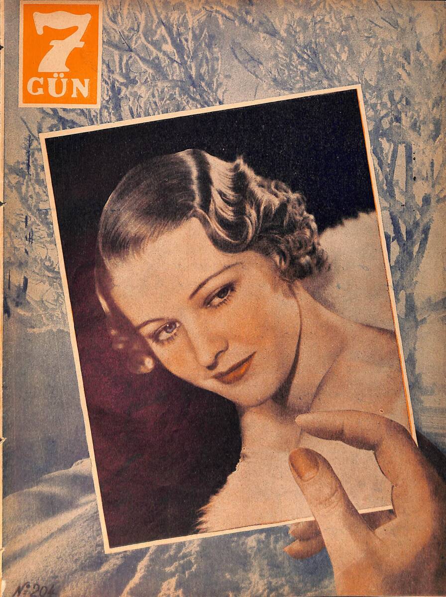 Yedigün Dergisi 3 Şubat 1937 No.204 - İstanbul Karlar Altında Kaldı - Hüseyin Cahit Yalçın - Orduların Makineleşmesi - Ercüment Ekrem Talu NDR95685 - 1