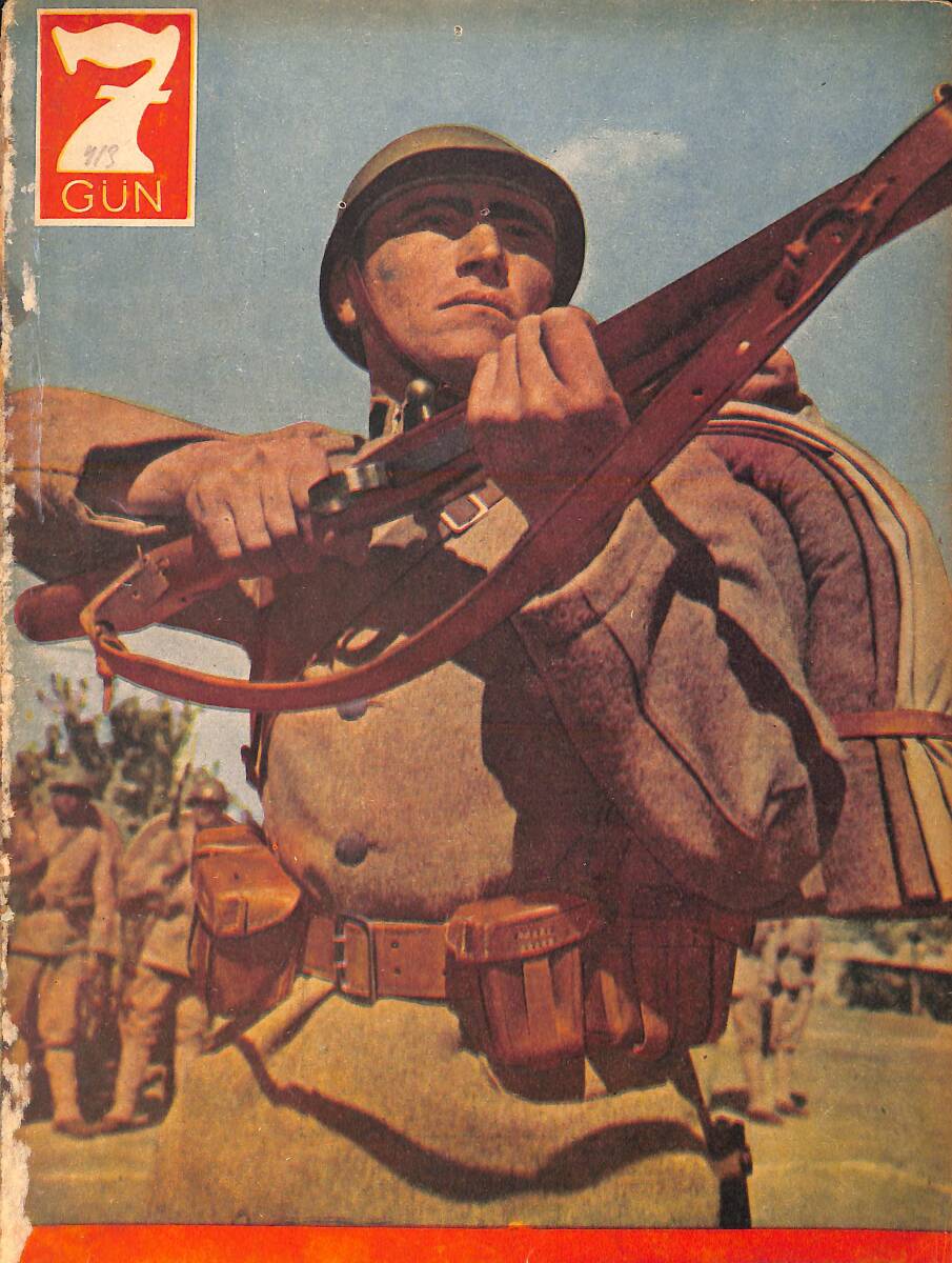 Yedigün Dergisi 3 Şubat 1941 No.413 - Türk Ordusu - Ankara Halkevi - Amerika Birleşik Devletlerinin Kuruluşu NDR94599 - 1