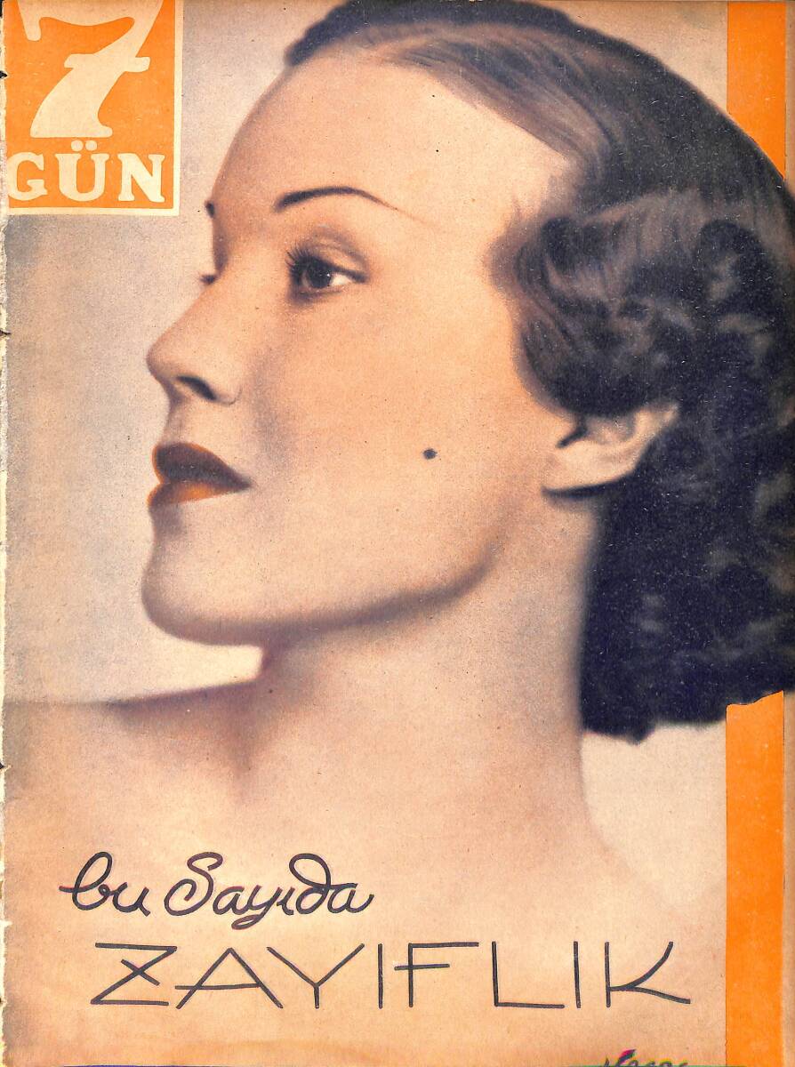 Yedigün Dergisi 30 Eylül 1936 No.186 - İbrahim Alaettin Gövsa - Talat Paşa - Mizah ve Psikoloji-İngiltere Kralı S. M. Edvard VIII'in İstanbul Ziyareti NDR95680 - 1