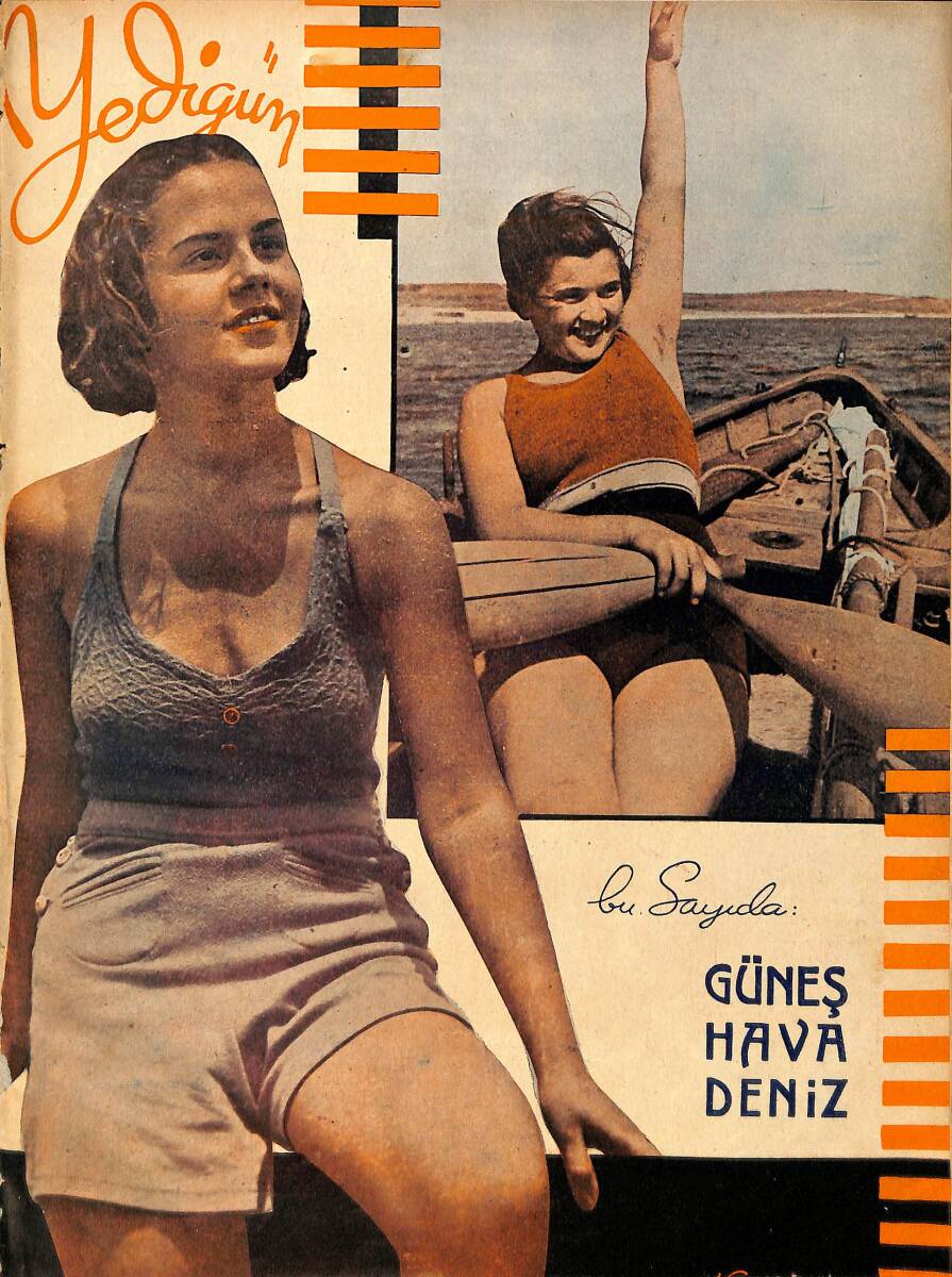 Yedigün Dergisi 30 Haziran 1937 No.225Cilt: 9 - Kraliçe Elizabeth - Eski hastalıklar NDR93466 - 1