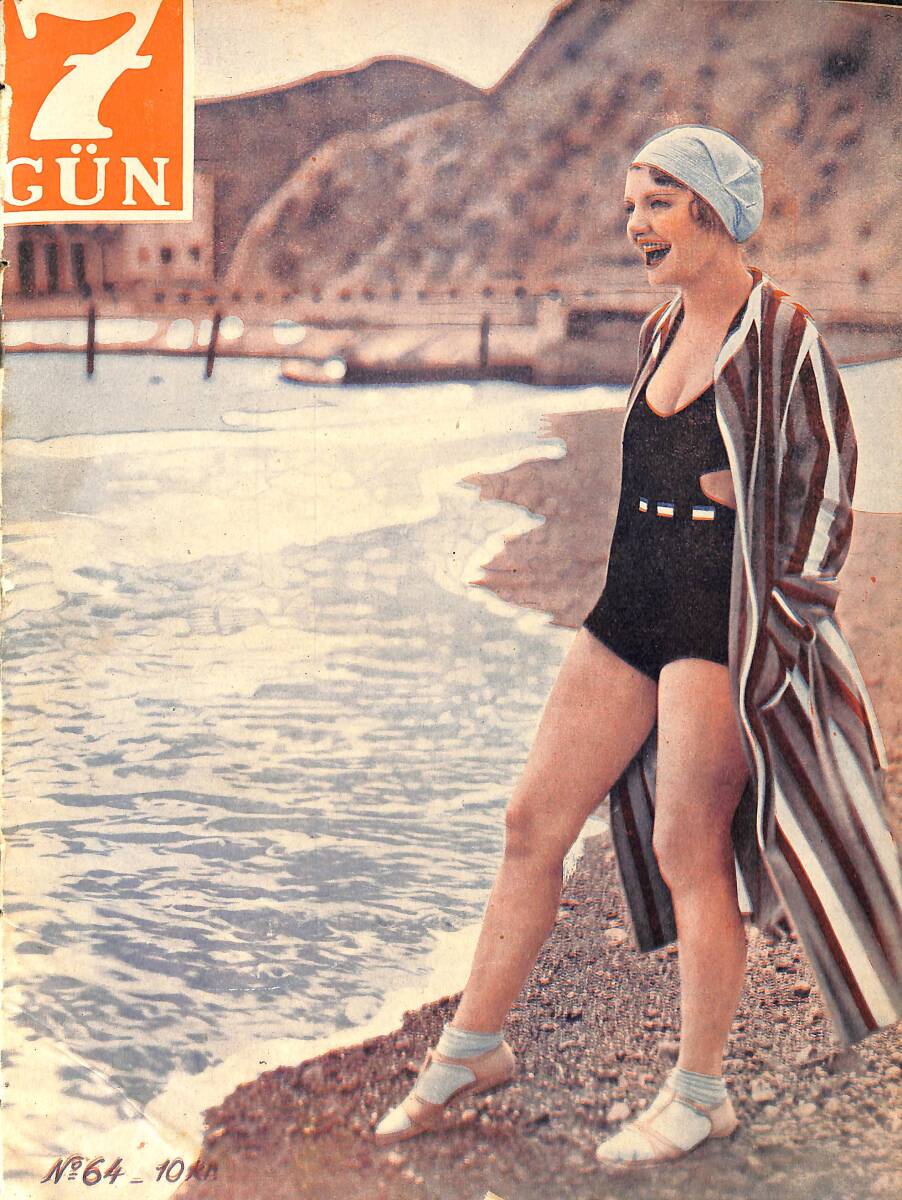 Yedigün Dergisi 30 Mayıs 1934 No.64 Cilt: 3 - Radyodan İlhamlar - Türkerde Alafranga Güreş - Gabriel Danunçio - Yunus Nadi Bey - Dinlerin Tarihi NDR93392 - 1