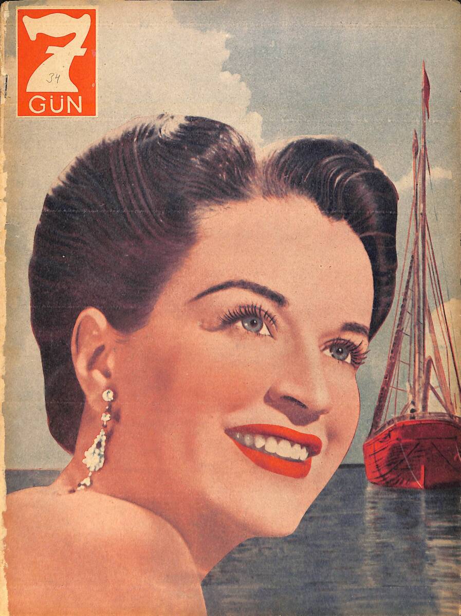 Yedigün Dergisi 31 Mayıs 1943 No.534 - Sicilya Adası Müttefik Uçaklar Tarafından Bombalanıyor - Tevfik Tuğrul - Murat Sertoğlu NDR93622 - 1
