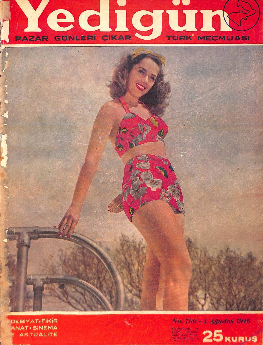 Yedigün Dergisi 4 Ağustos 1946 No. 700 - Güzelleşen İstanbul - Sıddık Sami - Nizamettin Nazif NDR94582 - 1