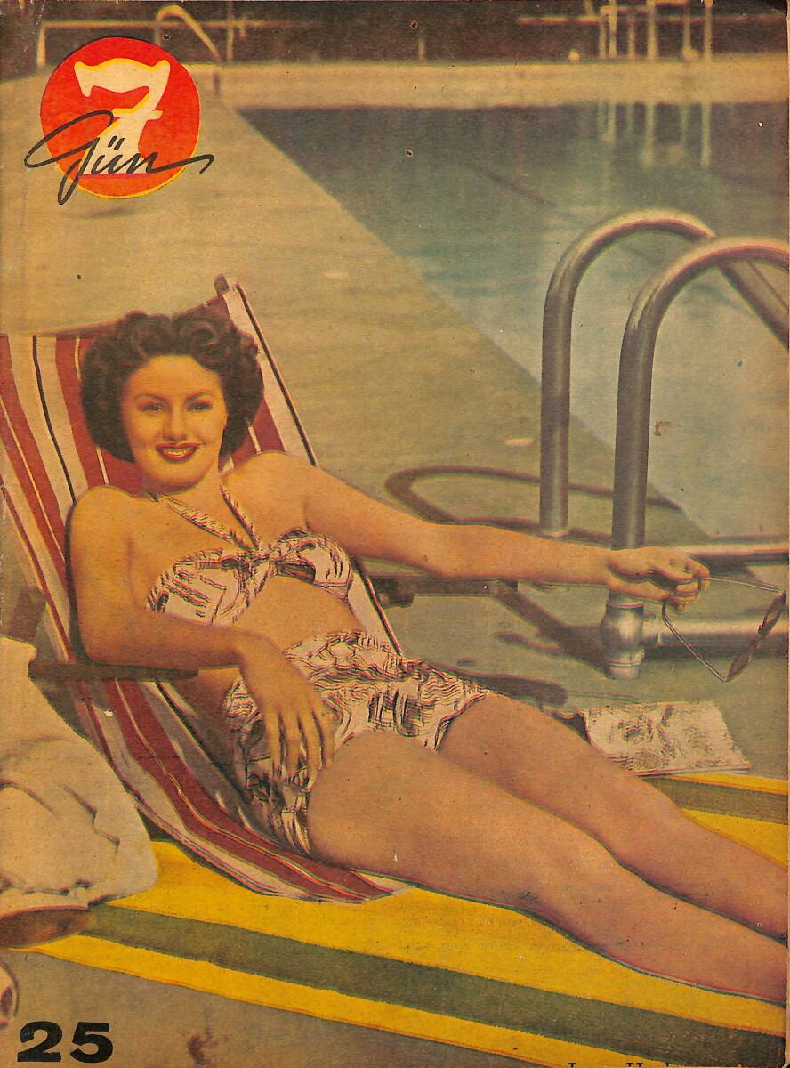 Yedigün Dergisi 4 Eylül 1948 Sayı : 25 - Kapak : June Harker NDR98371 - 1