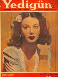 Yedigün Dergisi 4 Şubat 1945 No.621 - Babil Kulesi, Hollywood - Eski İstanbul'dan 