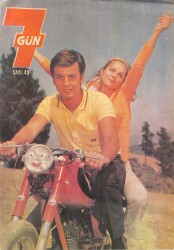 Yedigün Dergisi 5 Ekim 1969 Sayı : 45 - Fatma Karanfil - Cüneyt Arkın - Engin Çağlar - Ava Gardner NDR93328 - Gökçekoleksiyon