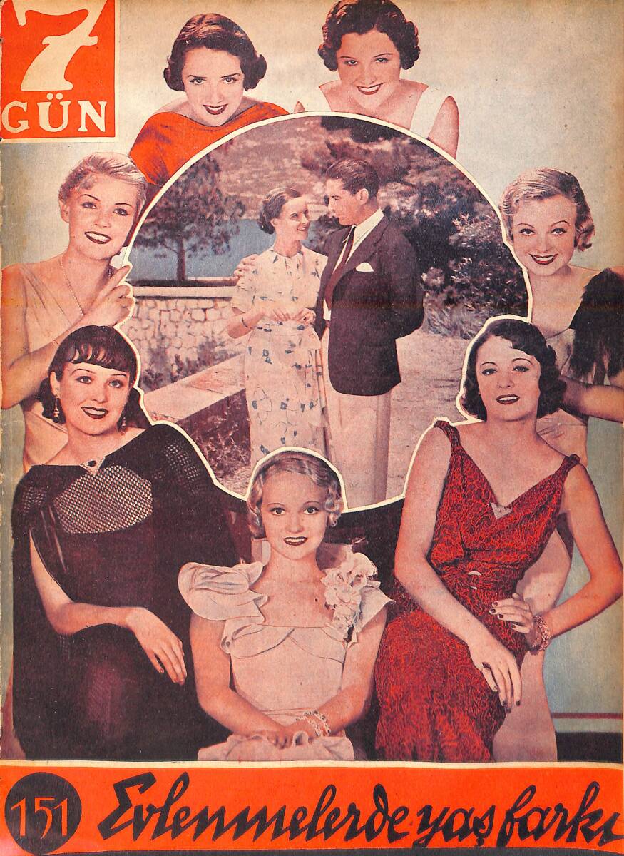 Yedigün Dergisi 5 Şubat 1936 No.152 - Mahmut Şevket Paşa - İçişleri Bakanı Şükrü Kaya - M. Atilla Aykut - Kadircan Kaflı NDR95387 - 1