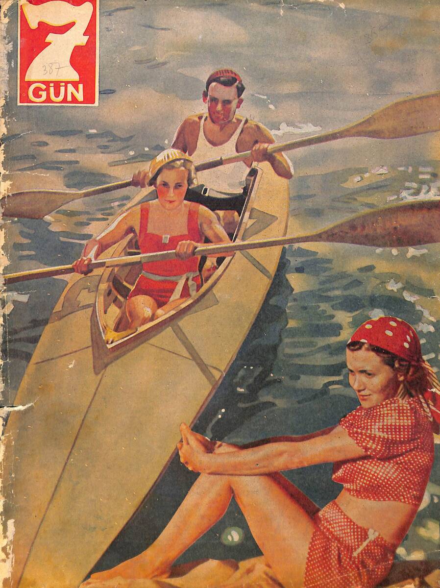 Yedigün Dergisi 6 Ağustos 1940 No.387 - Köylü ve Şehirli - Yazı Sanatkarı 