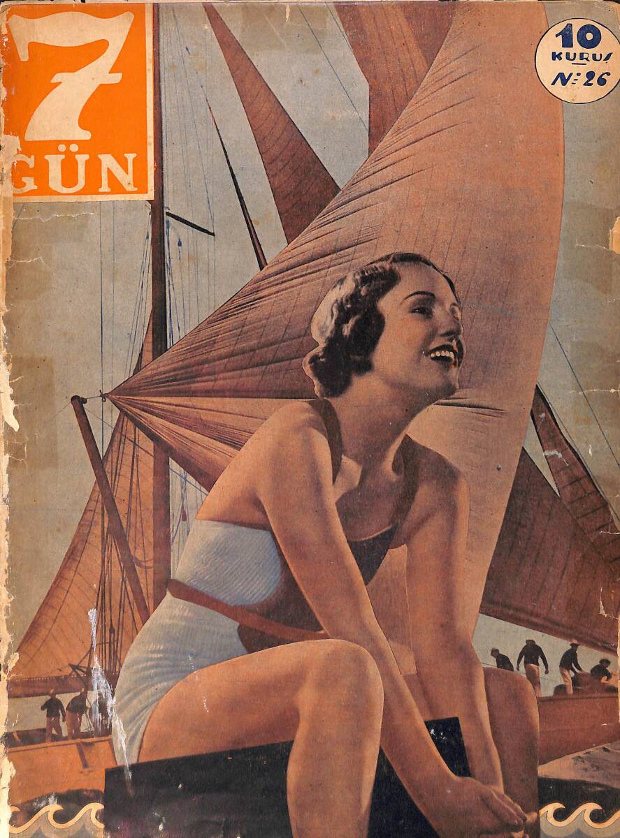 Yedigün Dergisi 6 Eylül 1933 No.26 - Peyami Safa - Sedat Simavi - Mekki Sait NDR95690 - 1