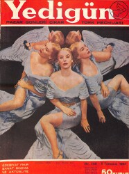 Yedigün Dergisi 6 Temmuz 1947 No.748 - Kapak: Andrea King - Atatürk Ve Eseri - Hikmet Feridun Es - Ferdi Tuğman - Sait Faik Abasıyanık NDR93678 - Gökçekoleksiyon