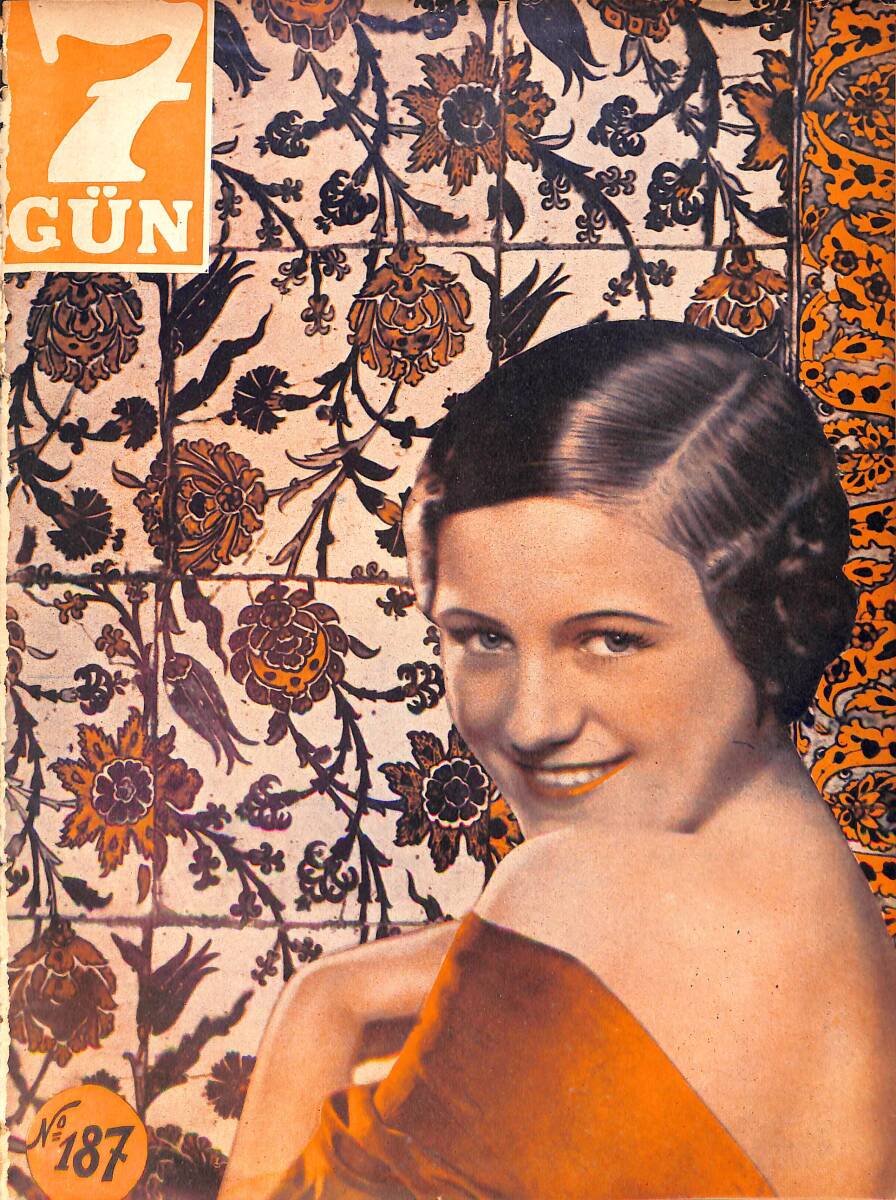 Yedigün Dergisi 7 Ekim 1936 No.187 - Adliye Vekili İmralı'da - İbrahim Alaettin Gövsa - Reşat Nuri Güntekin - Talat Paşa NDR95679 - 1
