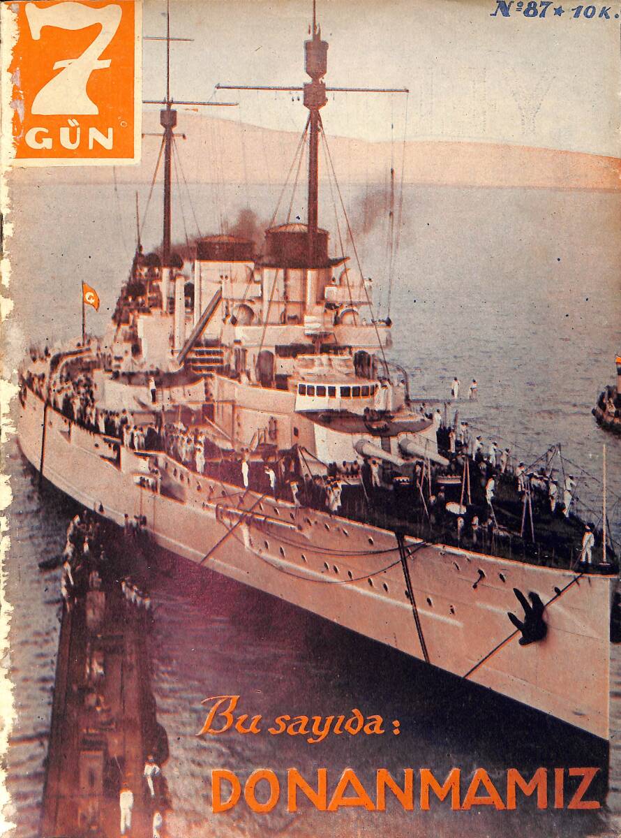 Yedigün Dergisi 7 Kasım 1934 No.87 - Konservatuar Müdürü Yusuf Ziya Bey - Naci Sadullah - Malta Adası - İkinci Katerina'nın Eşleri NDR93732 - 1