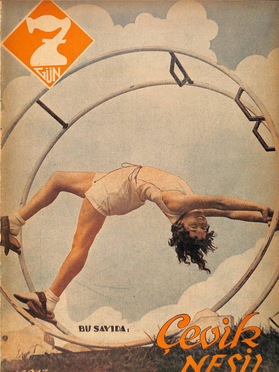 Yedigün Dergisi 7 Nisan 1937 No.213 Cilt: 9 - Beşiktaşlı Zehra Ahmet - İzmirli Sahte Mesih Sabattay Sevi -Sadrazamın Son Günü -Topal İsmail Hakkı Paşa NDR93475 - 1
