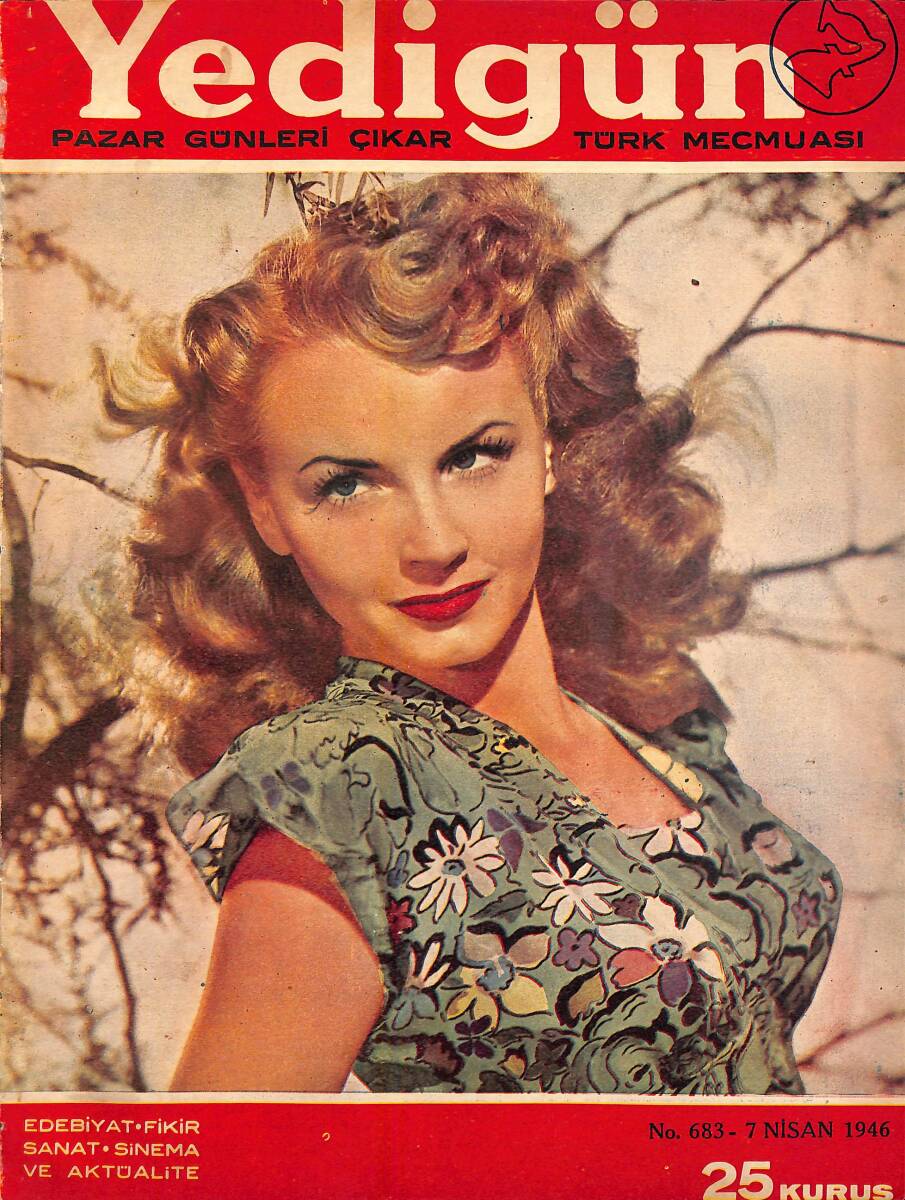 Yedigün Dergisi 7 Nisan 1946 Sayı 683 - İngiltere'nin Sevimli Misafir Casusu - Missouri Nasıl Savaşır NDR94621 - 1