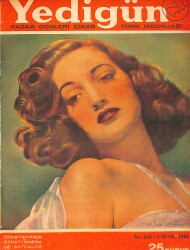 Yedigün Dergisi 7 Ocak 1945 No.618 - Hitlerin Hataları - Felaket Getiren Milyonlar - Ingrid Bergman - Charles Boyer NDR93497 - Gökçekoleksiyon