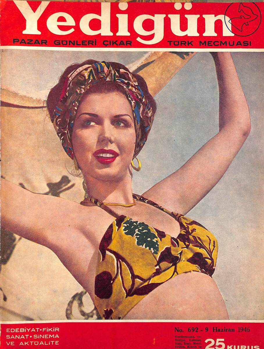Yedigün Dergisi 9 Haziran 1946 Sayı 692 - İtalya'da Yapılan Referandumu Cumhuriyetçiler Kazandı NDR94636 - 1
