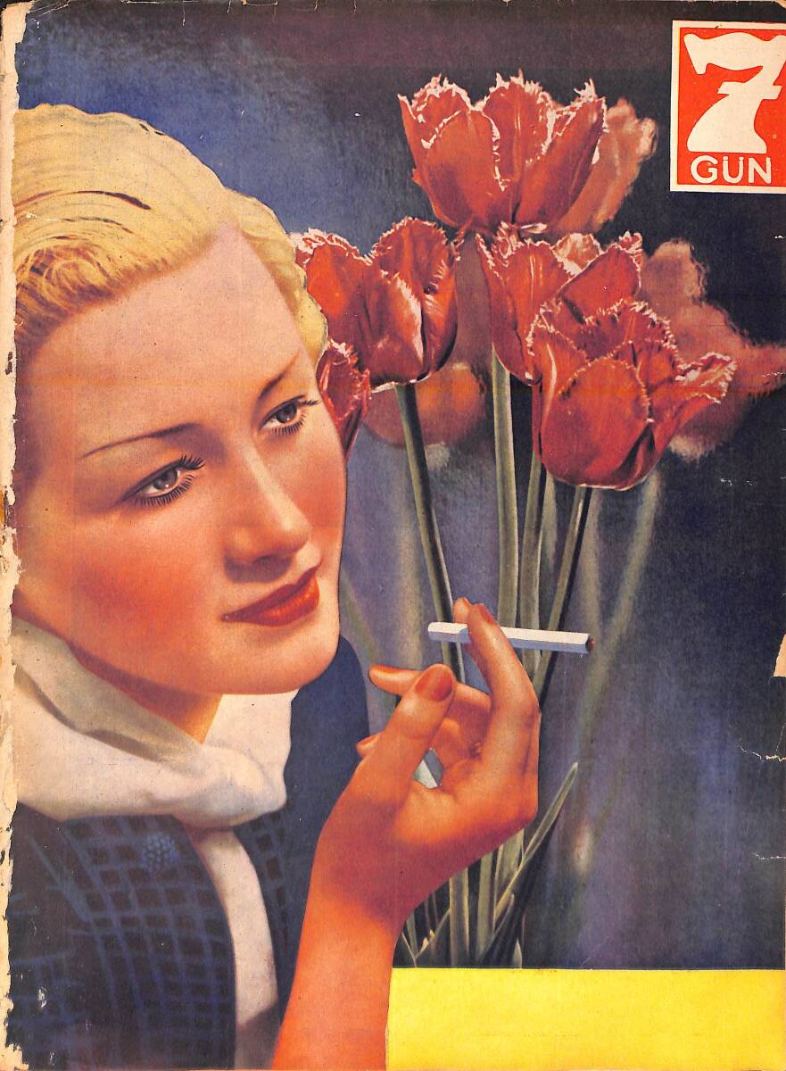 Yedigün Dergisi 9 Mayıs 1939 No.322 - Diş Ağrısının Tarihi - Vedat Ürfi Bengü - Ankara'da Bahar - Lala Devri NDR95373 - 1