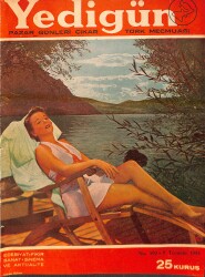 Yedigün Dergisi 9 Temmuz 1944 No.592 - Kemal M. Altınkaya - Hüseyin Cahit Yalçın - Faruk Nafiz Çamlıbel - Sadun G. Savcı NDR95450 - Gökçekoleksiyon