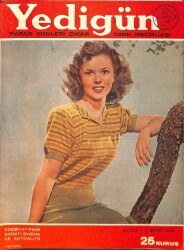 Yedigün Dergisi Türk Mecmuası 3 Mart 1946 No.678 – Betty Grable – Harry James – Henie Sonja Milyoner Kocasından Ayrıldı – June Allyson – Dick Powell NDR101679 - Gökçekoleksiyon
