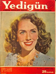 Yedigün Dergisi Türk Mecmuası 3 Şubat 1946 No.674 – Shirley Temple ve Jack Agar Evlendi – İstanbul Lig Maçı 