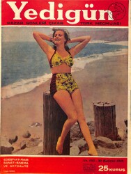Yedigün Dergisi Türk Mecmuası 30 Haziran 1946 No.695 – Colimbia'nın Sevimli Yıldızı Shirley Temple - Karadeniz Ereğlisinde Bir Sergi NDR101669 - Gökçekoleksiyon