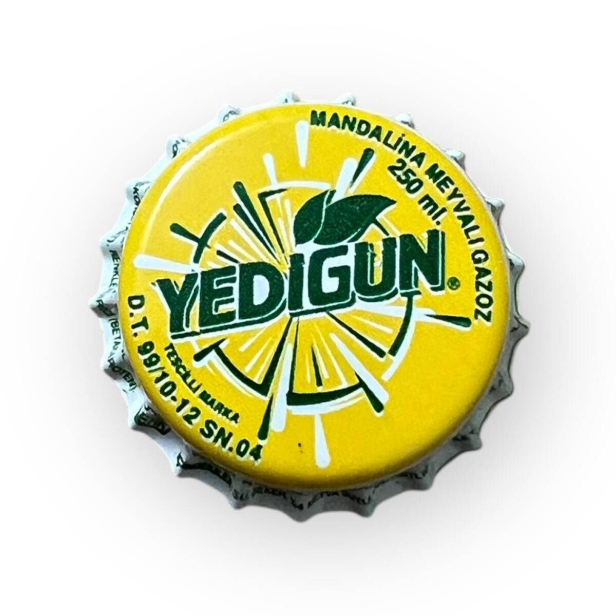 Yedigün Mandalina Meyveli Gazoz Kapağı CMK11-5287 - 1