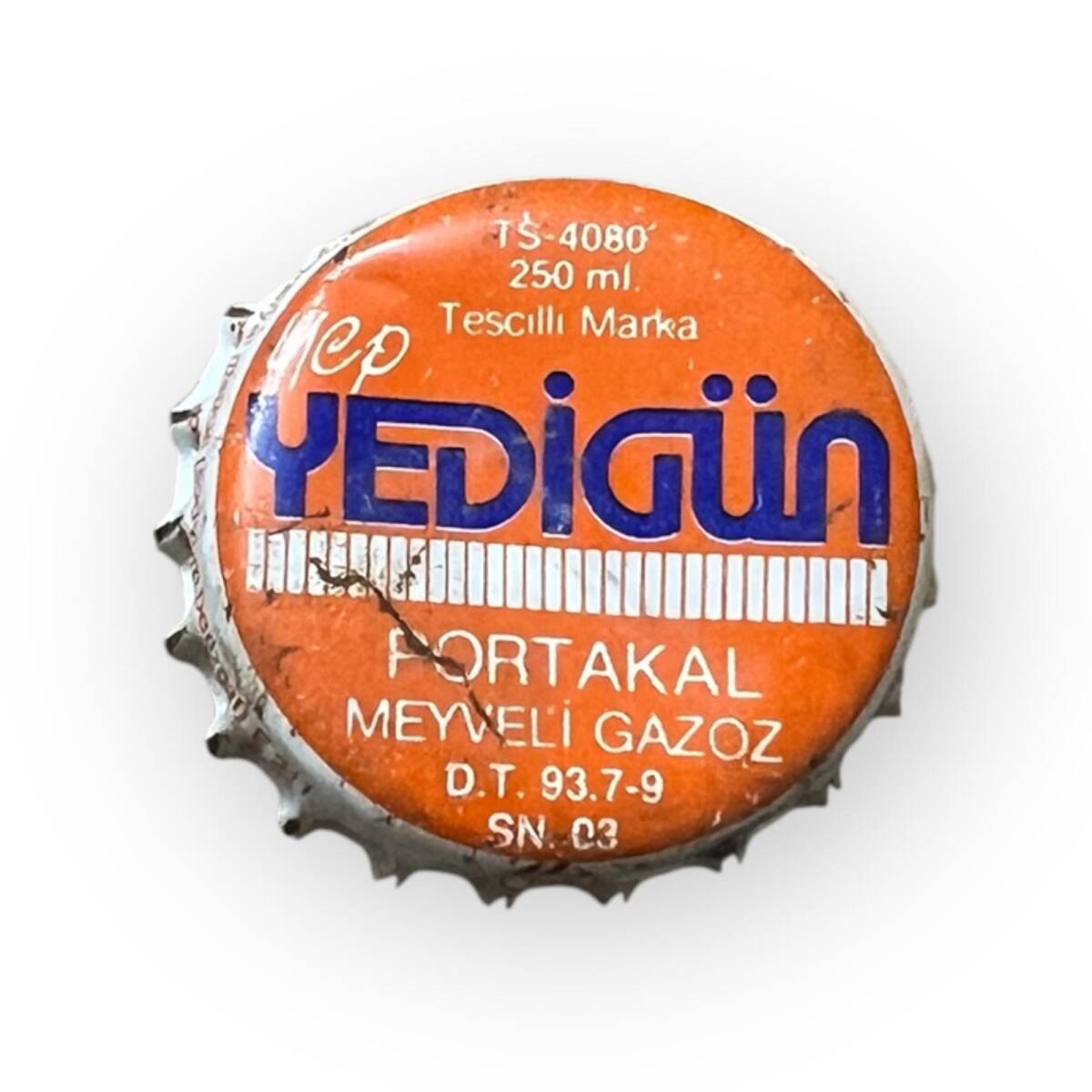 Yedigün Portakal Gazoz Kapağı CMK11-5293 - 1
